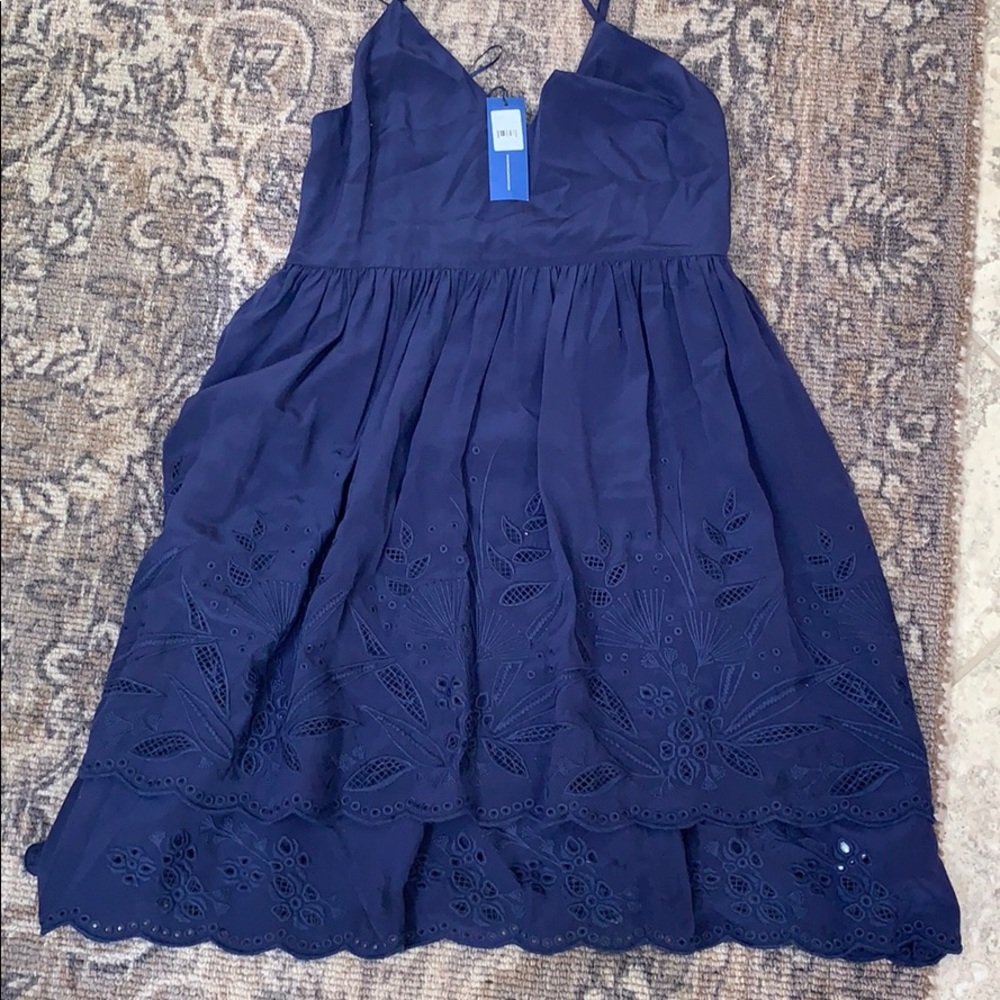 Rebecca Minkoff Navy silk dress